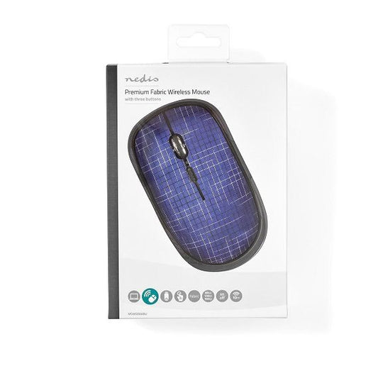 MSWS500BU - Mouse Wireless 3 pulsanti 1600 DPI Blu