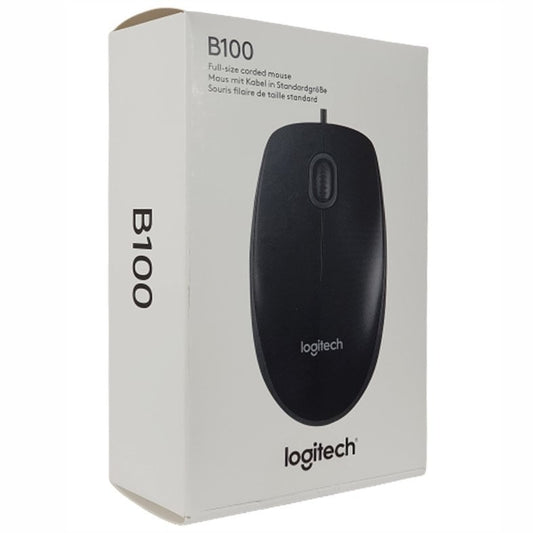 MOUSE LOGITECH B100 OPTICAL USB NERO