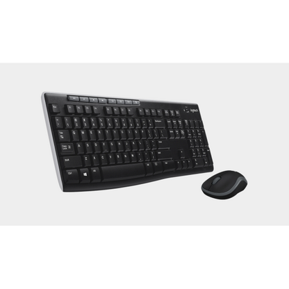 Kit Tastiera e Mouse Logitech MK270 920-004511 wireless USB Nano Receiver, mouse comodo e compatto