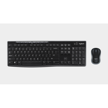 Kit Tastiera e Mouse Logitech MK270 920-004511 wireless USB Nano Receiver, mouse comodo e compatto
