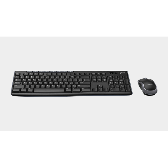 Kit Tastiera e Mouse Logitech MK270 920-004511 wireless USB Nano Receiver, mouse comodo e compatto