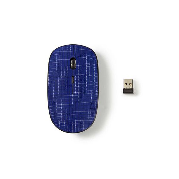 MSWS500BU - Mouse Wireless 3 pulsanti 1600 DPI Blu