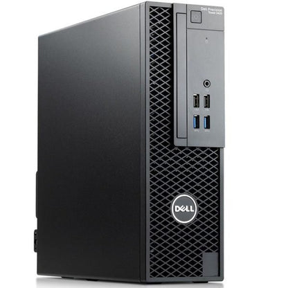 WORKSTATION RICONDIZIONATO DELL PRECISION SFF 3420 SFF INTEL XEON E3-1245 V5 RAM 16GB SSD 256GB NVIDIA NVS 510 2GB WINDOWS 11 PRO GRADO A
