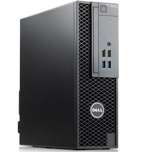 WORKSTATION RICONDIZIONATO DELL PRECISION SFF 3420 SFF INTEL XEON E3-1245 V5 RAM 16GB SSD 256GB NVIDIA NVS 510 2GB WINDOWS 11 PRO GRADO A