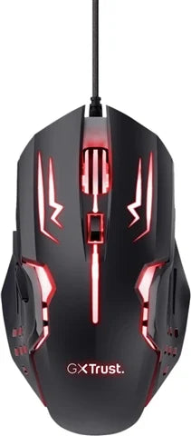 Mouse da gioco illuminato GXT 108 RAVA - con filo - Trust
