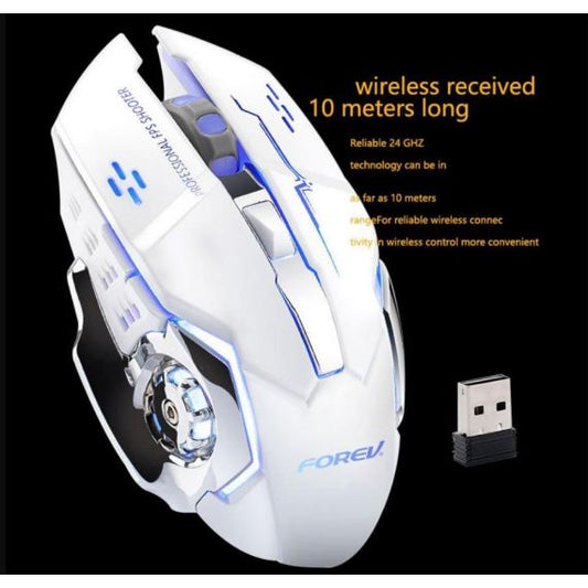 MOUSE GAMING LED WIFI FV-W502 BIANCO