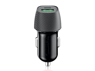 Caricatore Auto Universale Doppia Uscita Usb A / Usb C 20W Premium Nero
samsung/sm-g980-galaxy-s20