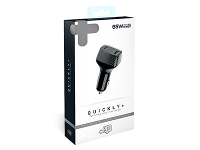 Caricatore Auto Universale Doppia Uscita Usb A / Usb C 65W Premium Nero
apple/iphone-16-pro-max