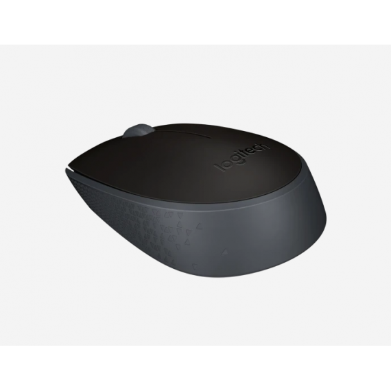 Mouse Logitech WL M171 wireless 2,4 GHz nero/nero 910-004424 - uso ambidestro - 2 tasti + rotella - 1000dpi 3,5x6,1x9,7cm
