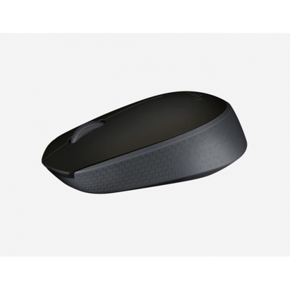 Mouse Logitech WL M171 wireless 2,4 GHz nero/nero 910-004424 - uso ambidestro - 2 tasti + rotella - 1000dpi 3,5x6,1x9,7cm