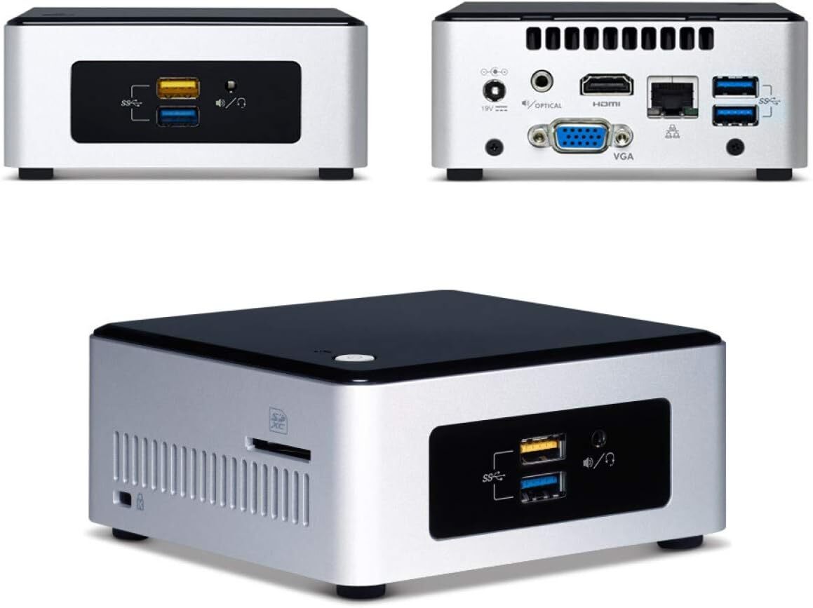 MINI PC RICONDIZIONATO INTEL NUC KIT 6 (NUC6I5SYK) CORE I5-6260U RAM 8GB SSD 240GB WIN10PRO GRADO A