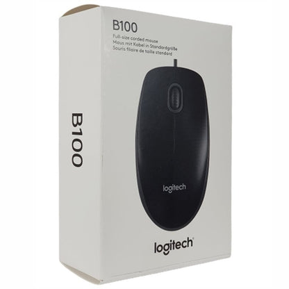 MOUSE LOGITECH B100 OPTICAL USB NERO