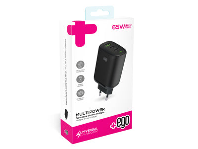 Caricatore da rete Multiporta Usb A - Usb C 65W Nero
samsung/sm-s908-galaxy-s22-ultra